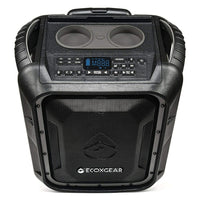 ECOXGEAR Ecoboulder Rugged Waterproof Floating Portable Bluetooth Wireless 100W Speaker and PA System, Grey-100% waterproof and dustproof. Meets IP67 international waterproof and dustproof standards