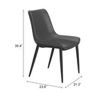 Zuo Magnus Dining Chair - Black - Set of 2-6