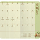 DateWorks 2026-2027 Monthly Pocket Planner - 3.5" x 6.5" - Plant Lover - English-Durable SOFT TOUCH cover material with rounded corners