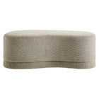 Modway Nimbus 48" Upholstered Ottoman Bench - Oat-9