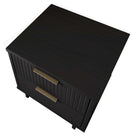 Manhattan Comfort Granville 18.11" Modern 2-Drawer Nightstand - Black-30 Day Limited Manufacturer's Warranty