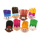 Roylco Scissor Skills Hair Cut Paper - 3 Packs of 32-Promotes diversity and inclusivity