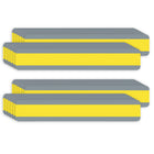 Ashley Productions Double Wide Sentence Strip Reading Guide - 1-1/4" x 7-1/4" - Yellow - 12/Pack - 2 Pack-Reading guide filters are ideal for overcoming reading difficulties