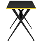 Modway Expound 47" Office Desk - Black-Smooth black melamine top of MDF