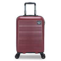 Roots Chalet 19" Hardside Carry-on Spinner Luggage - Merlot-Crafted from high-quality lightweight ABS material for a superior response to normal travel bumps and weather events