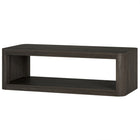Hudson&Canal - Table basse rectangulaire Kellan (119 cm) - Brun aulne-Le plateau de table et l'étagère inférieure ont tous deux une capacité de poids de 75 lb