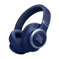 JBL Live 770NC Over-Ear Headphones - Blue-Along with powerful JBL Signature Sound, the 40mm drivers offer immersive JBL Spatial Sound that turns any stereo content from any device into virtual surround sound.