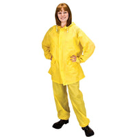 Zenith Safety Rz300 Rain Suit, Pvc, Medium, Yellow - 12 Pack-Colour: Yellow