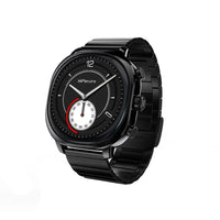 HiFuture 1.43" FutureFit AIX Smartwatch - Black-HiFuture FutureFit AIX Smart Watch - Stainless Steel Body - 1.43" AMOLED Display - Up to 10 Days Battery Life - 1ATM Water Resistance - Bluetooth Calling - AI Enhanced Health Monitoring - Sports Mode Detection