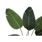Monarch Specialties - Plante Artificielle - 44 po H - L'Arbre De L'Oiseau De Paradis - Mis En Pot - Feuilles Vertes - Pot Noir-Garantie limitée de 5 ans contre les défauts du fabricant