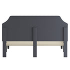 Flash Furniture Brighton King Size Tufted Upholstered Platform Bed - Light Grey Fabric-Light Grey Fabric Upholstery
