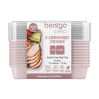 Bentgo 1-Compartment Meal Prep Container - Pink - 10 Pack-Portion-perfect meal trays: No need to measure your portions - volume is already embossed on the tray