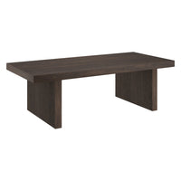 Hudson&Canal - Table basse rectangulaire Soren (122 cm) - Brun aulne-Un design contemporain moderne pour votre salon, votre bureau et plus encore