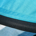 Qaba - Tricycle poussette 6 en 1 pour bébé avec panier et canopée - bleu-Housse de siège, guidon et canopy amovibles pour faciliter le changement de forme 