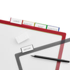 Staples - Ensemble de Séparateurs en plastique pour étiquettes Better Print & Apply, 5 onglets, Couleurs Assorties-Faits de plastique durable sans PVC avec un devant transparent, et les bords et onglets de couleurs variées permettent de suivre l’avancement de chaque partie de votre projet