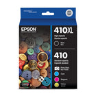 Epson T410 Ink Cartridge - Combo Capacity - Black & Colour Combo-Sharp text and brilliant colour for high-quality results, fast-drying ink