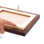 Decent Living Solid Wooden Picture Frame - 8" x 8" - Golden Teak - 2 Pack-9
