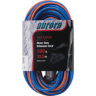 Aurora Tools - Cordon rallonge en caoutchouc TPE avec indicateur lumineux, Toutes saisons, AWG 14/3, 3 prise(s), Longueur de 100'-Enveloppe tout temps ultra-flexible qui offre une performance supérieure à des températures extrêmes de -50°C à 105°C