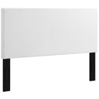 Modway Taylor Upholstered Faux Leather Full/Queen Headboard - White-Full and Queen Size Headboard