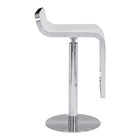 Zuo Equino Barstool - White-3 year limited warranty
