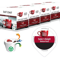 East Coast Coffee Sailor's Delight K-Cup Pods - Dark Roast - 96 Pack-K-Cup Refills