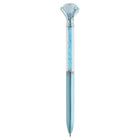 Merangue - Stylo à bille à torsion en diamant avec cristaux - 1,0 mm - encre noire - couleurs assorties-Encre noire