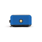 ECOXGEAR EcoPebble Lite GDI-EXPLT502 3W Haut-parleur sans fil étanche portable et sans fil, bleu-Boutons de commande du panneau latéral : Alimentation, Volume, Piste, Lecture/Pause, et Réponse Haut-parleur