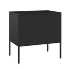 Manhattan Comfort Ava 23.6" Modern Accent Cabinet - Black-Steel: Cleaning: Wipe with a soft, dry cloth. For tough stains, use a mild detergent with water, followed by a dry cloth to prevent water spots. Avoid: Using abrasive pads that can scratch the surface. Avoid leaving water or moisture on the surface for long periods. Care: Regularly check for rust, especially in humid environments. If rust develops, use a metal polish or rust remover. Protection: Use placemats or coasters to prevent scratches or dents