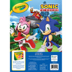 Crayola Colouring Book - 48 Pages - Sonic the Hedgehog-TRAVEL-FRIENDLY: This colouring book is a perfect travel activity for kids, offering on-the-go fun and creativity