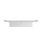 Manhattan Comfort Vernon 62.99" Mid-Century Modern Floating Entertainment Center - White-Home Assembly Required. All Hardware Included