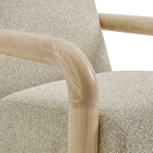 Modway - Sereno Boucle Chaise d’accent - Chêne en marbre-8