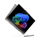 Lenovo Ideapad 5x 14" Copilot+ PC Laptop - Snapdragon X Plus - 512 GB SSD - 16 GB RAM - Windows 11 Home - Luna Grey-I/O Ports: 1x USB-A (USB 5Gbps / USB 3.2 Gen 1), 1x USB-A (USB 5Gbps / USB 3.2 Gen 1), Always On, 2x USB-C (USB 10Gbps / USB 3.2 Gen 2), with USB PD 3.0 and DisplayPort 1.4, 1x HDMI 2.1, up to 4K/60Hz, 1x Headphone / microphone combo jack (3.5mm), 1x microSD card reader