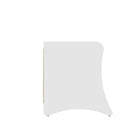 Manhattan Comfort - Table de nuit Coney 19,68" style mid-century moderne - Blanc-18,3 po L x 19,68 po l x 19,68 po H
