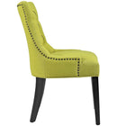 Modway Regent Fabric Dining Side Chair - Wheatgrass - 2 Pack-Studded Nailhead Trim