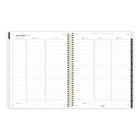 Five Star Academic Weekly/Monthly Planner - 11" x 9" - Squared Up - Bilingual-Page size: 11" H x 8-1/2" W