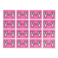 Pendaflex A-Z Lilac End Tab Filing Labels - V - 240 Pack-Compatible with DataFile L8701 series labels
