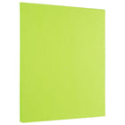 Jam Paper 24 lb Colored Paper - 8.5" W x 11" L - Ultra Lime Green - 100 Sheets-Color: Ultra Lime Green