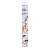 BIOS Living - Rouleau de massage en bois-Ce rouleau de massage multifunctional est benefique pour votre sante et votre bien - etre en general