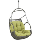 Modway Arbor Outdoor Patio Swing Chair Without Stand - Peridot-Washable Polyester Cushion