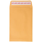 Jam Paper Open End Catalog Recycled Envelopes with Peel and Seal Closure - 6" H x 9" W - Brown Kraft Manila - 100 Pack-Envelopes feature a self-adhesive strip for quick and easy closure
