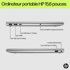 HP - Portable 15,6 po - Intel i5-1334U - SSD 512 Go - RAM 16 Go - Windows 11-Sans scintillement : Grâce à la technologie DC Dimming, qui contrôle la luminosité en ajustant le courant continu plutôt qu’en faisant fonctionner le rétroéclairage, nous pouvons éliminer le scintillement de l’écran pour une visualisation plus confortable