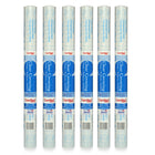 Kittrich Corporation Con-Tact Brand Adhesive Roll - Clear - 18" x 9 ' - Glossy - 6 Rolls-Grid on backing paper for easy measurement