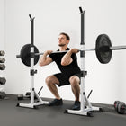 Soozier 2-Piece Barbell Rack-Barbell Squat Stand of super quality, ideal for personal training and barbell training 