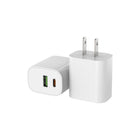 Evry 30W USB-A & USB-C Wall Charger - White-2.4" L x 1.2" W x 1.7" H