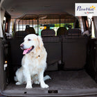 PawHut Adjustable Heavy-Duty Steel Wire Mesh Dog Car Barrier - Black-Easy assembly with the 19.7" (50 cm) rope 