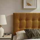 Modway Emily Fabric Upholstered Twin Size Headboard - Copper-Twin Size Headboard
