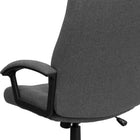 Flash Furniture – Fauteuil de conférence en nylon, gris (BT134AGY)-Bouton de réglage de la tension d'inclinaison
