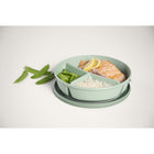 Mepal Cirqula Bento Bowl - 250 +250 + 500 mL/8+ 8+ 17oz - Nordic Jade-Leakproof