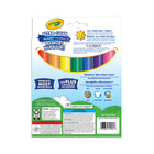 Crayola Ultra-Clean Washable Broad Line Markers, 16 Count-With its conical tip, the Crayola Broad Line Marker is a versatile drawing tool. Perfect for colouring in large areas, these markers are also great for drawing thin lines or dots. These markers lay down plenty of colour and won't smudge or bleed through paper