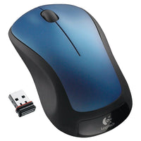 Logitech M310 Wireless Mouse, Peacock Blue-Plug-and-forget tiny Nano-receiver stays in your USB port so your mouse is always ready to use